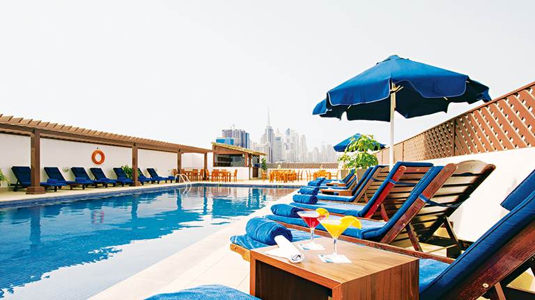 City Max Bur Dubai swimming pool
